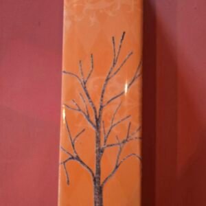 Dept 56 Halloween Village Accessory ~ COPPER GLITTER BARE BRANCH TREE #809457 Dept 56 Halloween Village Copper Glitter Bare Branch Tree