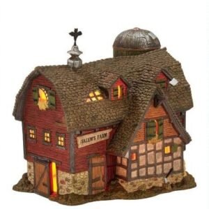 Department 56 New England Village Salem's Farm Lit House, 5.9-Inch Department 56 New England Village Salem's Farm Lit House, 5.9-Inch