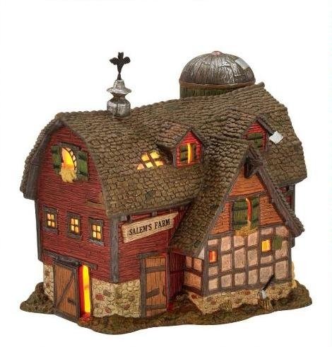 Department 56 New England Village Salem's Farm Lit House, 5.9-Inch Department 56 New England Village Salem's Farm Lit House, 5.9-Inch